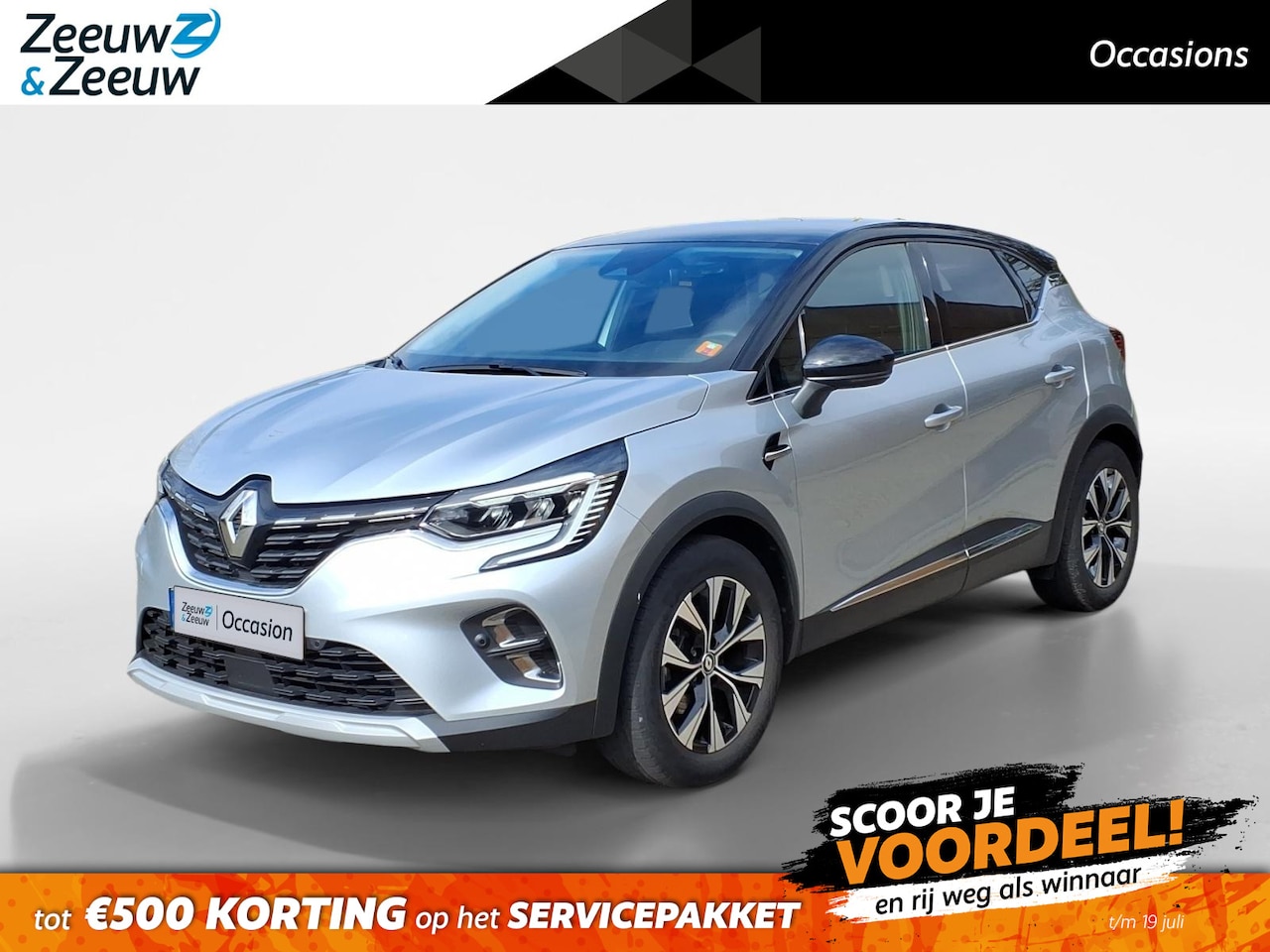 Renault Captur - 1.6 E-Tech full hybrid 145 techno Automaat| Navi | Airco | 1 jaar Garantie - AutoWereld.nl