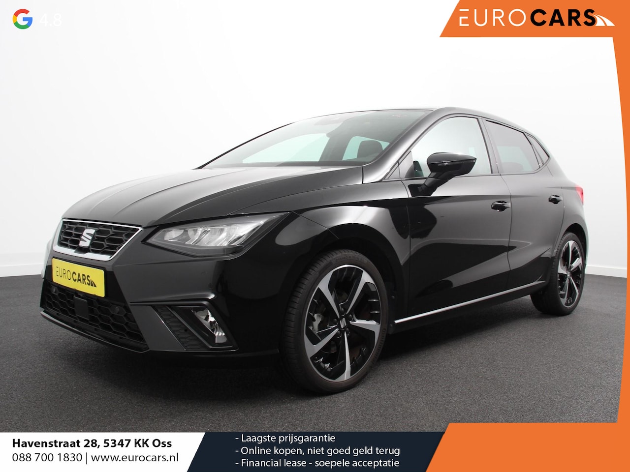 SEAT Ibiza - 1.0 EcoTSI 110pk Automaat FR Climate Control Adaptieve cruise control LED Keyless Parkeers - AutoWereld.nl