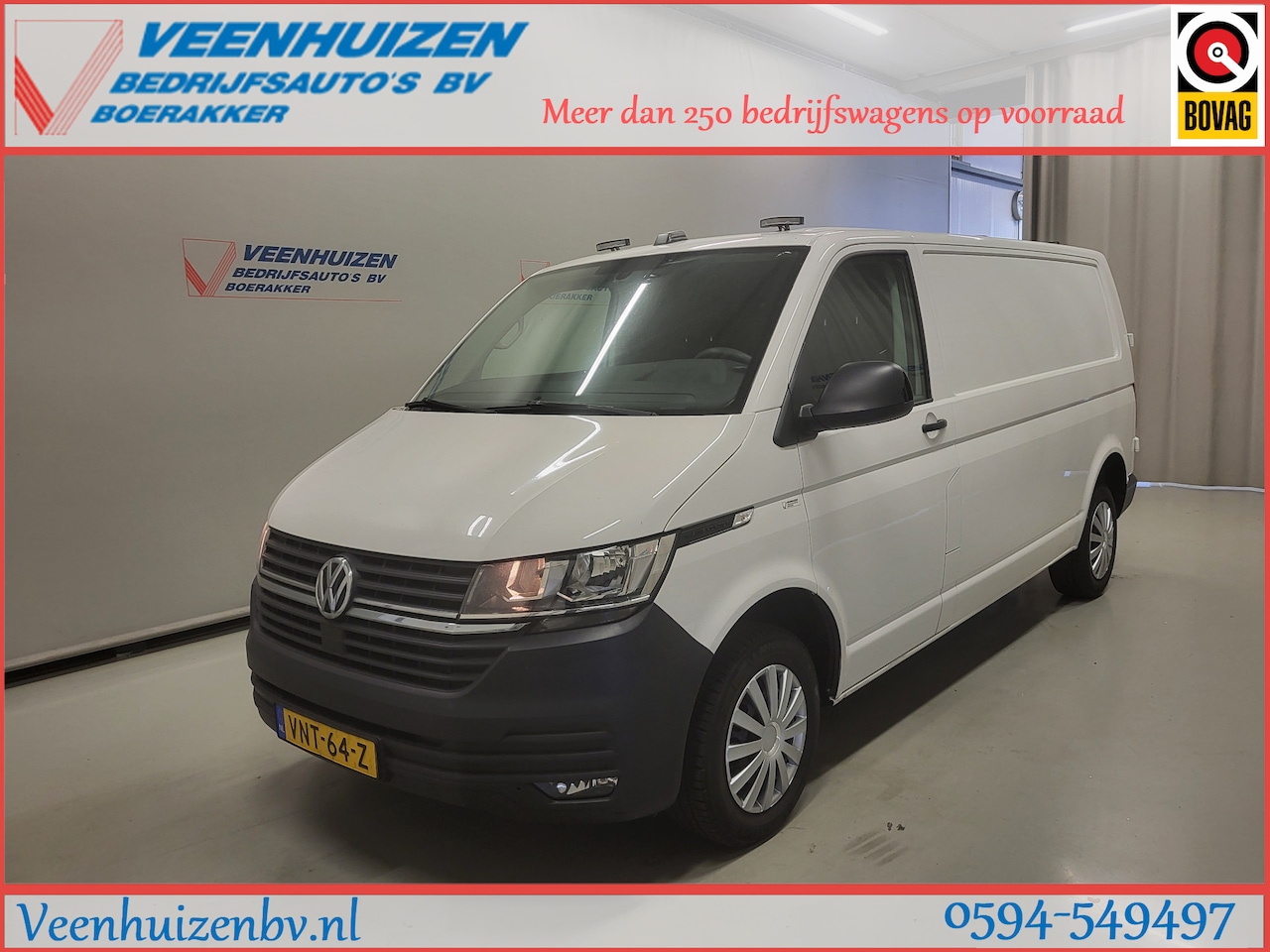 Volkswagen Transporter - 2.0TDI 150pk L2/H1 Automaat Euro 6! - AutoWereld.nl
