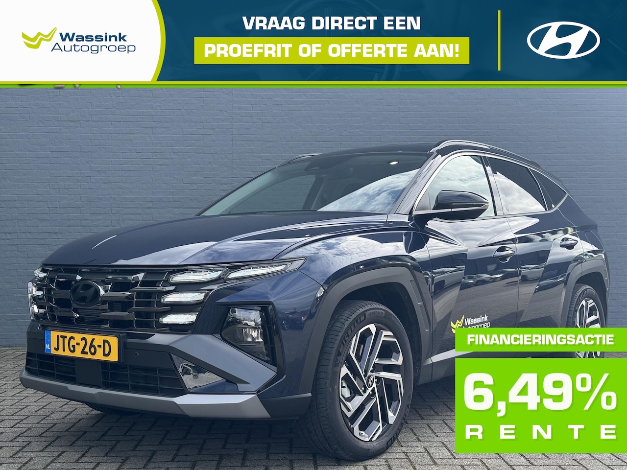 Hyundai Tucson - 1.6 T-GDi PHEV 252pk 2WD Automaat I Comfort Smart I Navigatie | Stoel & Stuurverwarming | - AutoWereld.nl