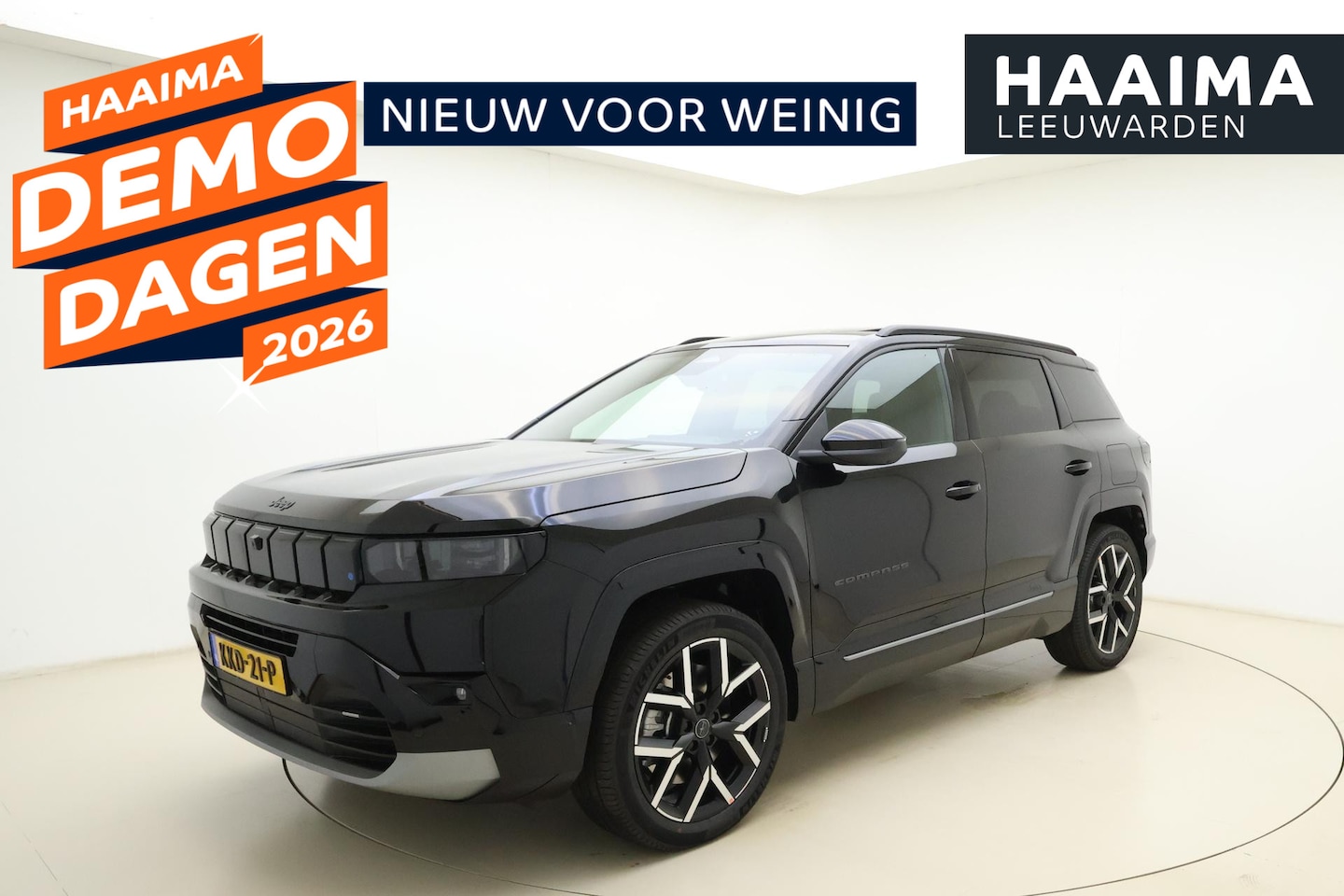 Jeep Compass - 1.6 e-Hybrid Plug-In First Edition | DEMO | Lederen bekleding | Massagestoelen | Stoelvent - AutoWereld.nl