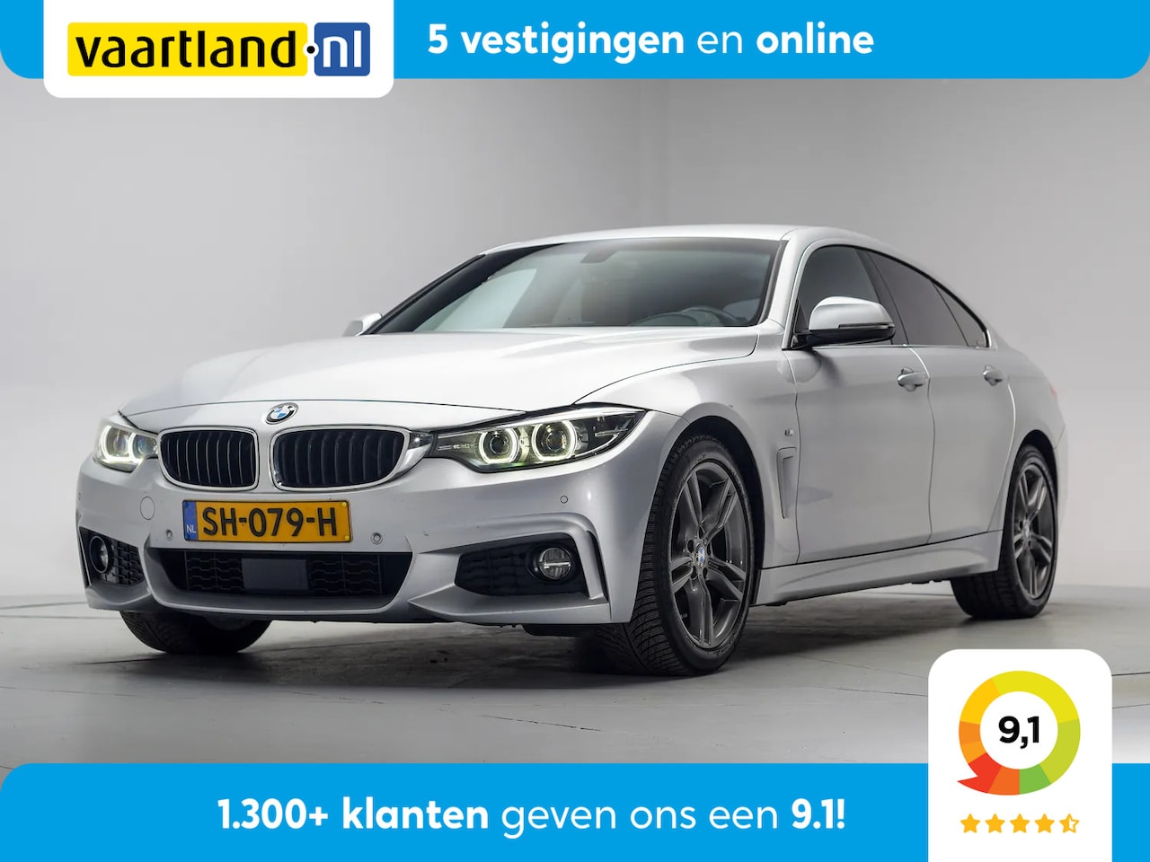 BMW 4-serie Gran Coupé - 420i M Sport Aut. [ Leder Full led Navi prof. ] - AutoWereld.nl