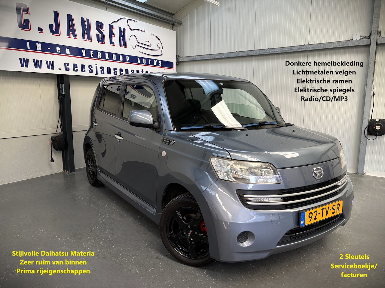Daihatsu Materia - 1.3 Rythm ECHT RUIM !! | Chroom exterieur | Donkere hemel | Nationale Auto Pas - AutoWereld.nl