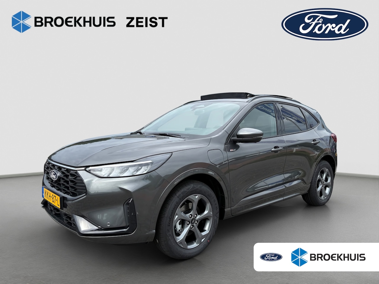 Ford Kuga - 2.5 PHEV ST-Line | Adaptive Cruise | 360 Camera | BLIS | Panoramadak | Trekhaak - AutoWereld.nl