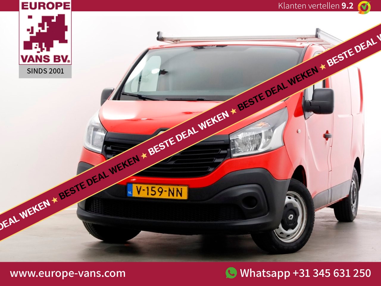Renault Trafic - 1.6 dCi 120pk L1H1 Comfort Airco/Imperiaal 04-2018 - AutoWereld.nl