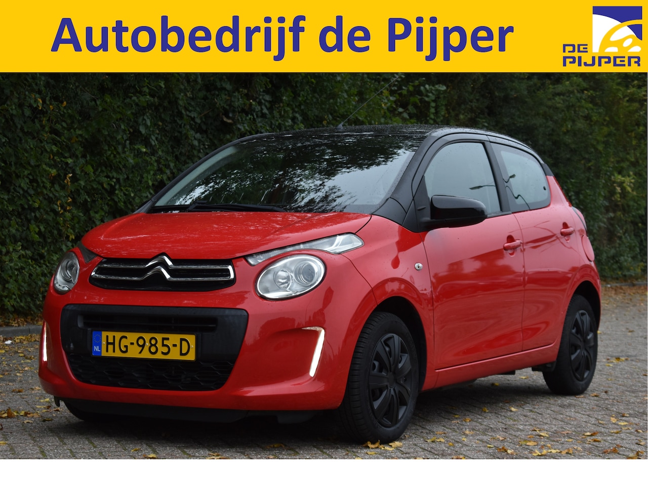 Citroën C1 - 1.0 e-VTi Feel Two-tone | NL-Auto | Airco | Bluetooth | Elekt.ramen | Centr.vergrendeling - AutoWereld.nl
