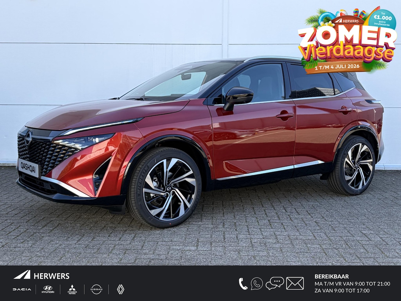 Nissan Qashqai - 1.3 MHEV Xtronic Tekna Plus / €5.500,- Nissan Voorraadvoordeel / Nieuw uit Voorraad Leverb - AutoWereld.nl