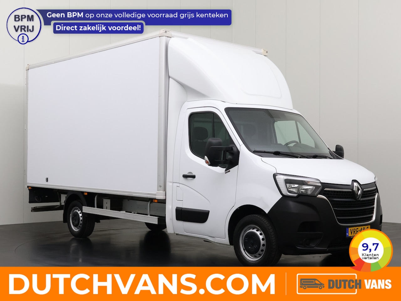 Renault Master - 2.3DCi 165PK Bakwagen+Achterdeuren | 22,5 m3 | Multimedia | Camera | Dakspoiler | Airco | - AutoWereld.nl