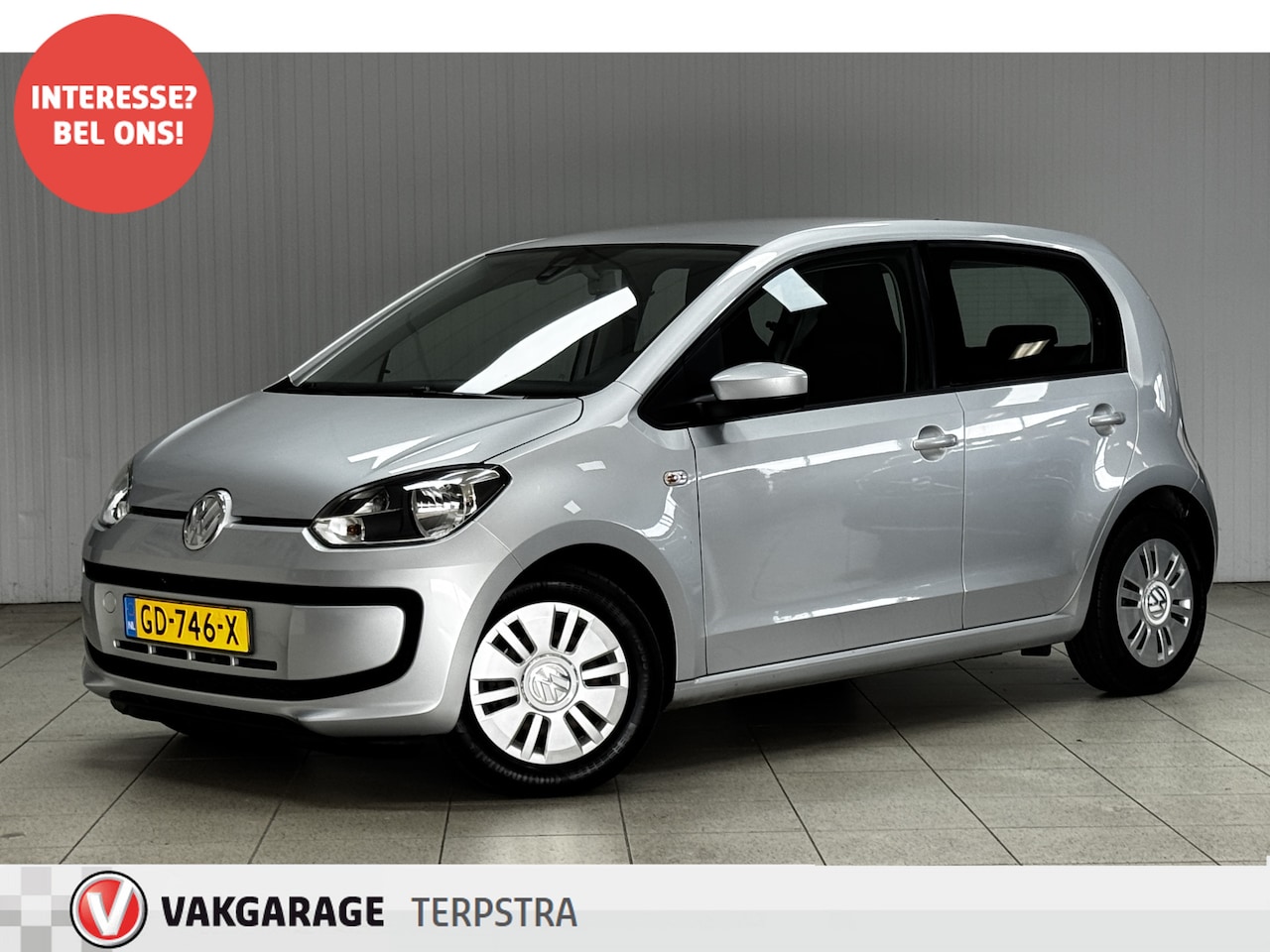Volkswagen Up! - 1.0 move up! BlueMotion/ 5-Drs/ Airco!/ Radio-CD+AUX/ Elek.Pakket/ Isofix/ Metallic Lak/ C - AutoWereld.nl