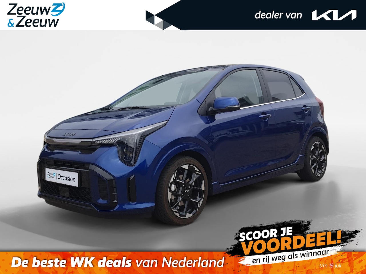 Kia Picanto - 1.0 GDi GT-Line | AUTOMAAT | Schuifdak | Stoel en stuurverwarming | Lederen bekleding| Dod - AutoWereld.nl