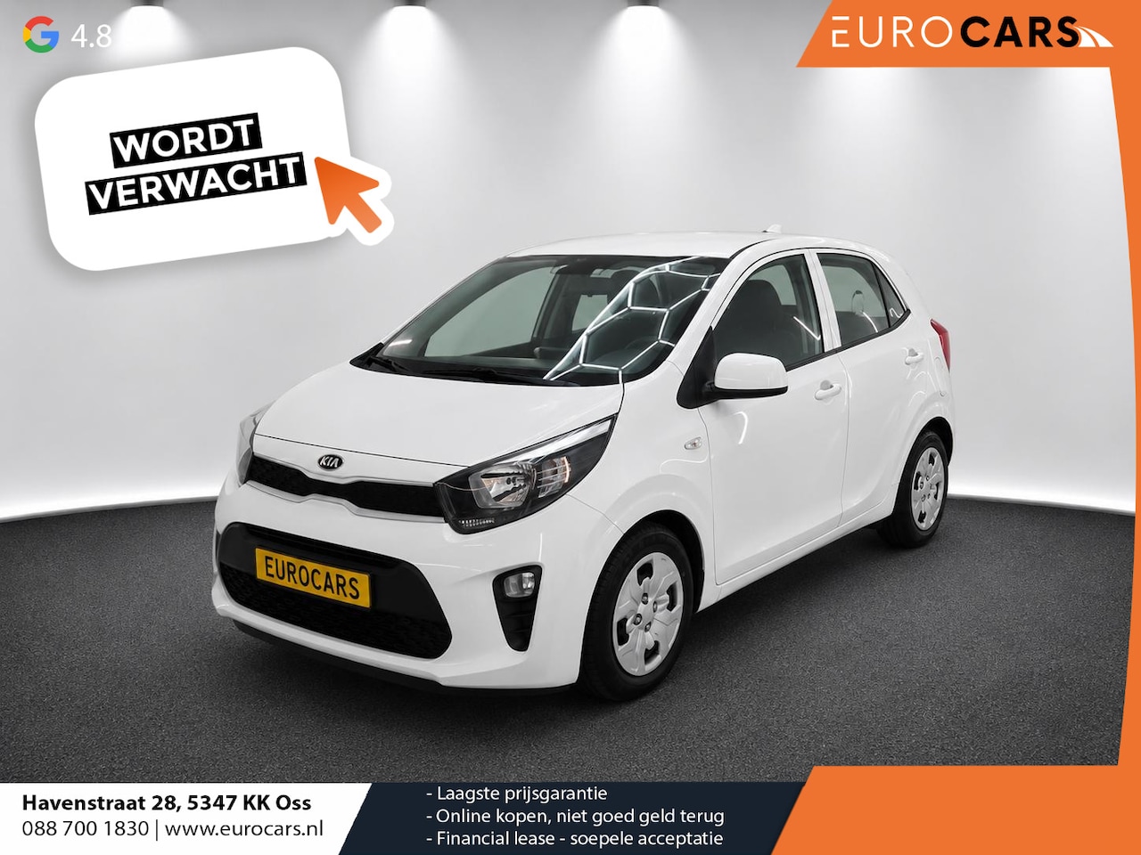 Kia Picanto - 1.0 MPi ComfortPlusLine Navigatie Apple Carplay/Android Auto Airco Camera Electrische rame - AutoWereld.nl