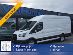 Ford Transit - 350L 165PK RWD-10 AUT L4H3 BPM VRIJ Navi, Cam, Adap. Cruise, 270° Deur, 3.5T Trekgewicht N