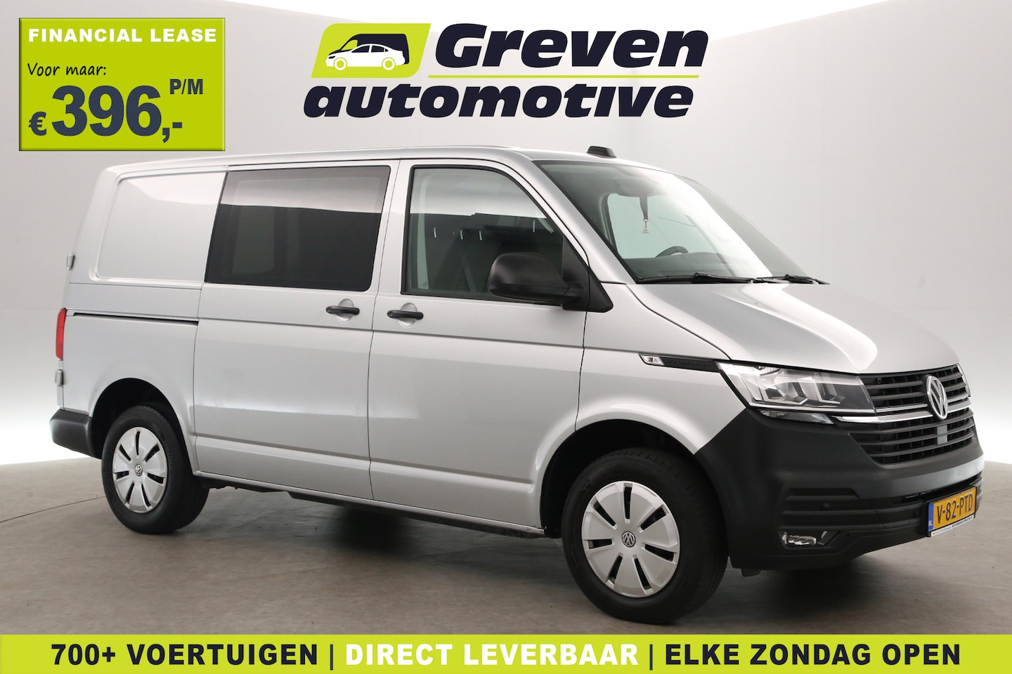 Volkswagen Transporter - 2.0 TDI L1H1 150PK | Automaat | Airco | Cruise | 3 Zits | Carplay | Navi | Parkeersens. - AutoWereld.nl