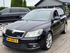 Skoda Octavia Combi - 2.0 TFSI RS 200PK Zwart 2009 Facelift Xenon Led NL Auto