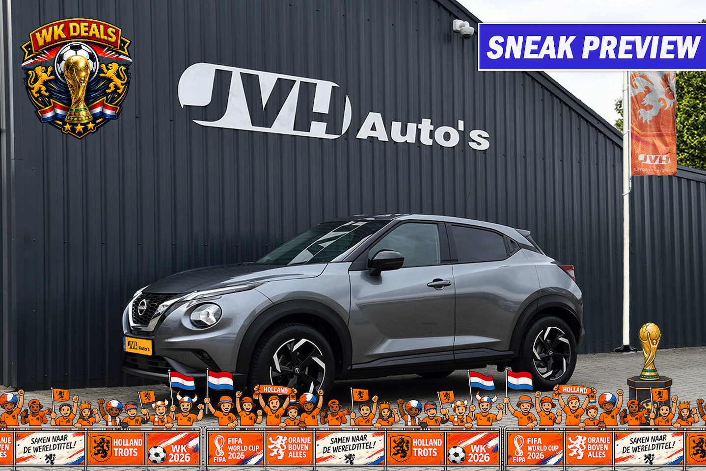 Nissan Juke - 1.0 DiG-T AUT Acenta 06-2024 | BTW | Navi | AppleCarPlay | PrG | Cam | 17" - AutoWereld.nl