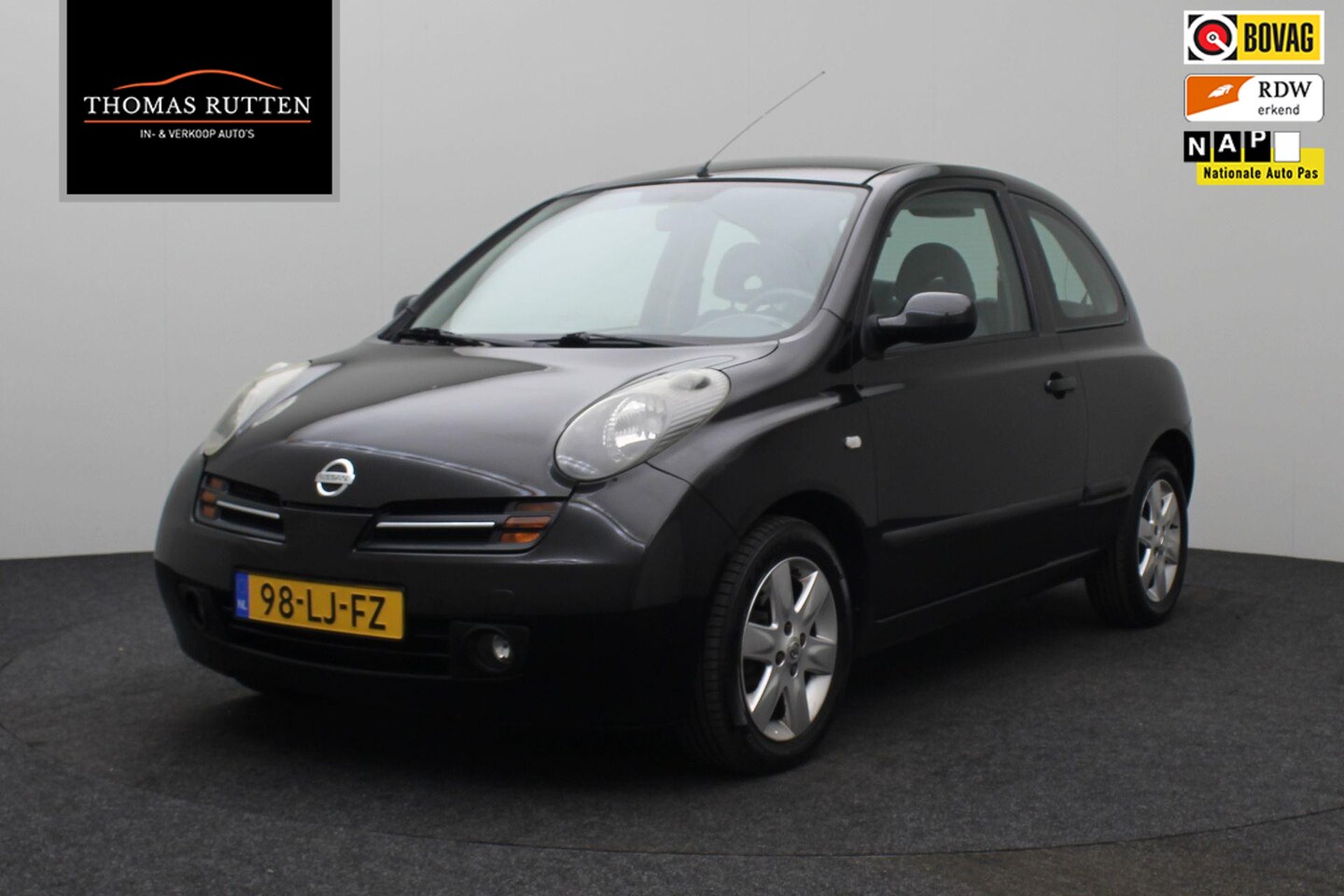 Nissan Micra - 1.2 Visia 2003 | Lichtmetalen Velgen | Elektrische Ramen | 2 Sleutels | Boekjes | Stuurwie - AutoWereld.nl