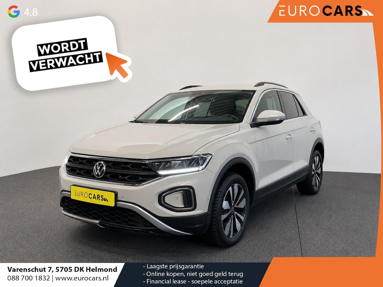 Volkswagen T-Roc - 1.0 TSI 85 kW Move Discover Media Navi Digital Cockpit App-Connect DAB Climatronic Stoelve - AutoWereld.nl