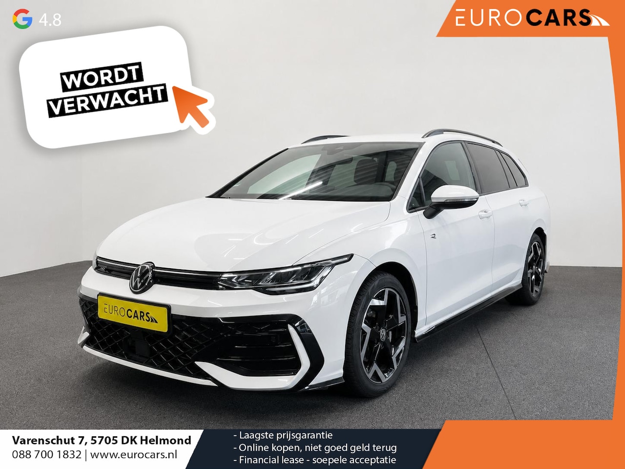 Volkswagen Golf Variant - 1.5 eTSI R-Line Business Digital Cockpit 12.9 inch Touchscreen Camera ACC Lane Assist Side - AutoWereld.nl