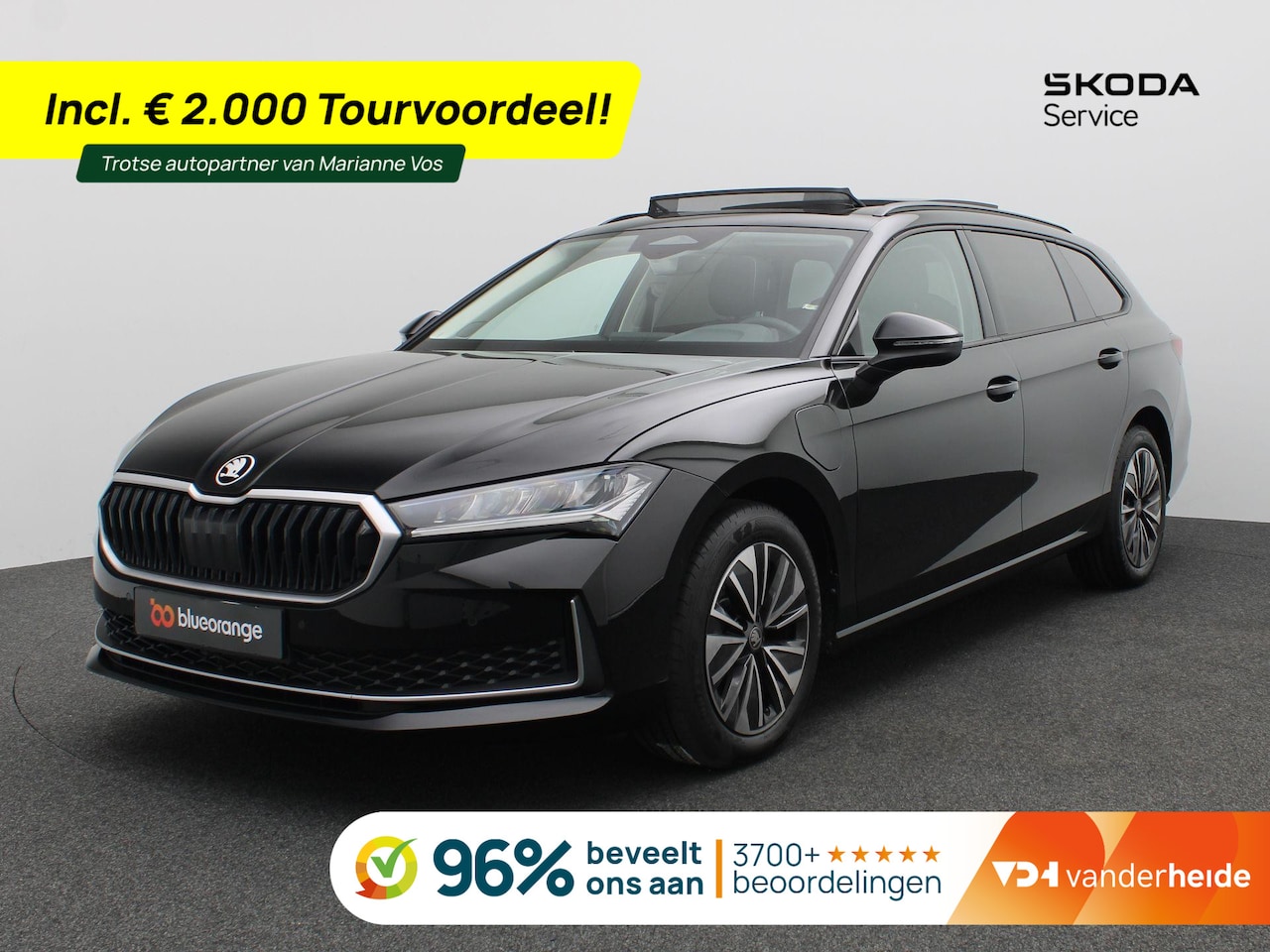Skoda Superb Combi - 1.5 TSI PHEV Edition 204PK DSG Pano-Schuifdak, Trekhaak, 17" LM Velgen, Achteruitrijcamera - AutoWereld.nl