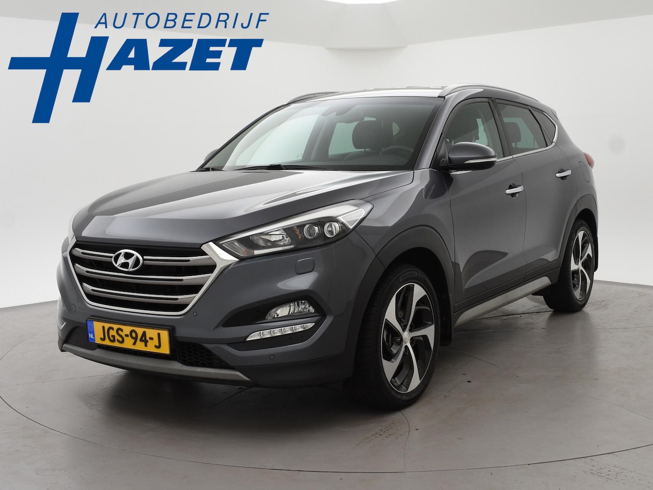 Hyundai Tucson - 1.6 T-GDi 177 PK PREMIUM + AFN. TREKHAAK 1900 KG! | LEDER | STOELVERW. V+A | CAMERA - AutoWereld.nl