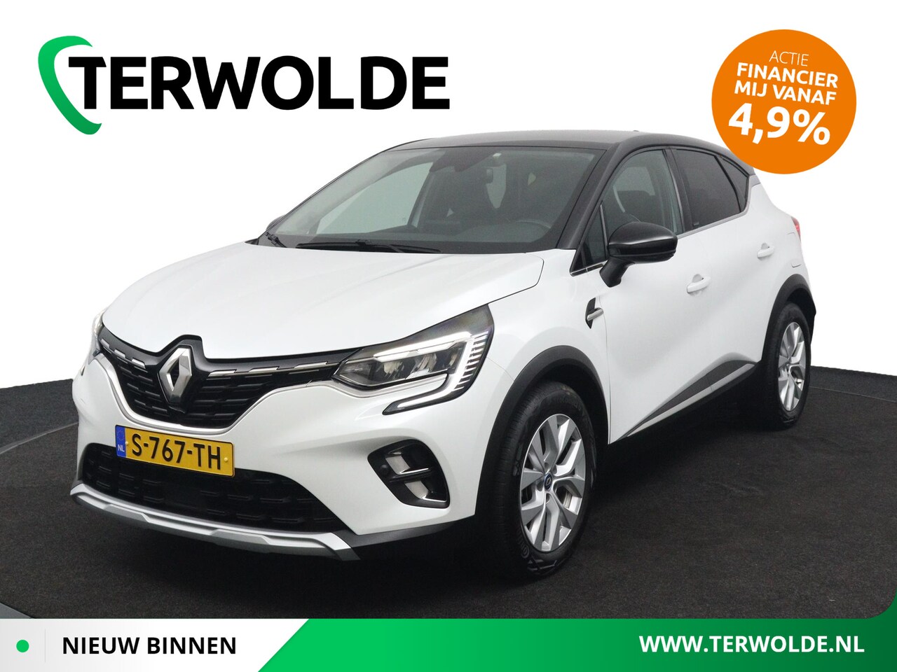 Renault Captur - E-Tech Plug-in Hybrid 160 Intens | Adapt. Cruise | Groot Navi | Parkeercamera | Trekhaak | - AutoWereld.nl