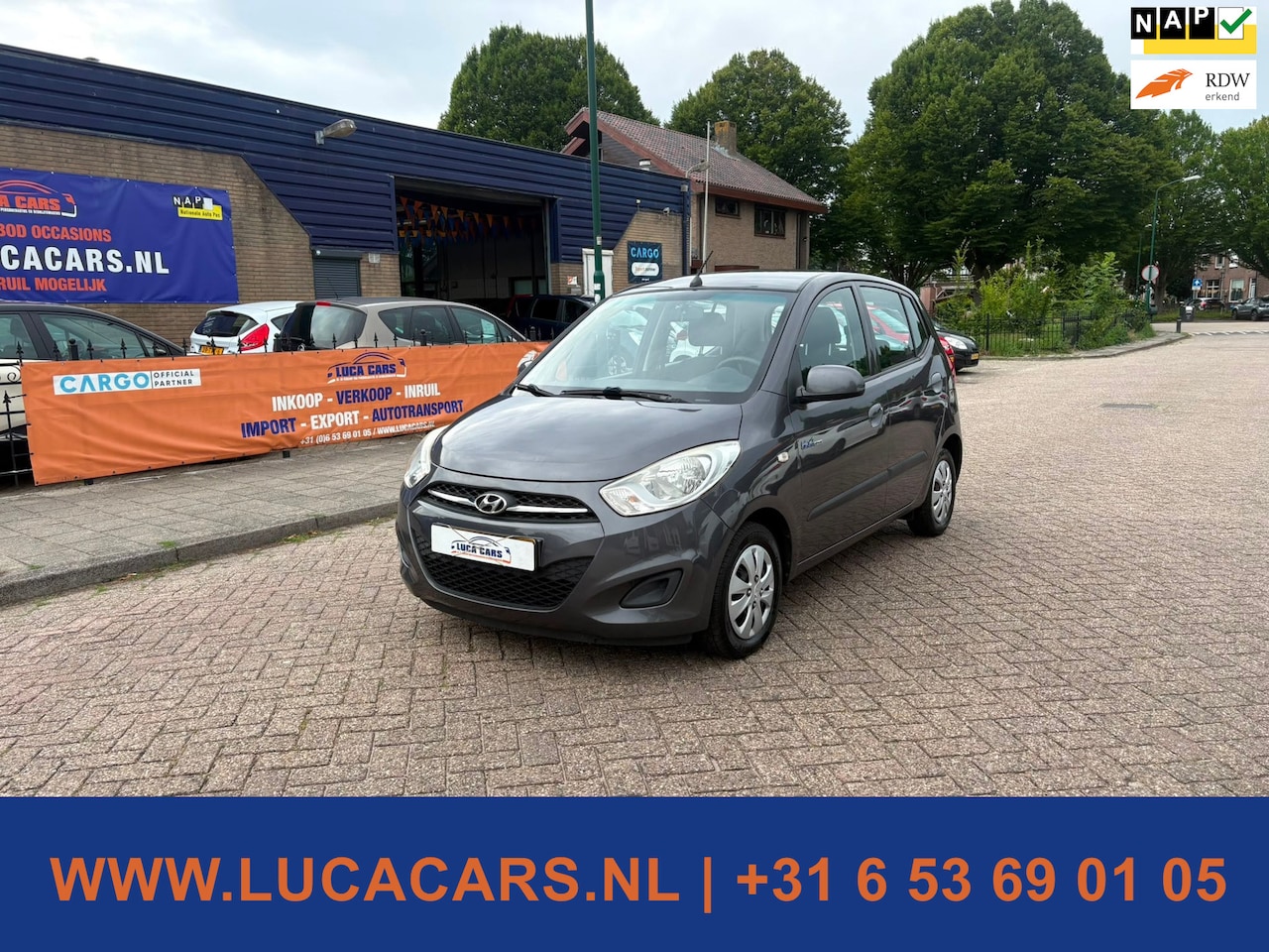 Hyundai i10 - 1.0 i-Drive Cool Airco 2X SLEUTEL + BOEKJES! - AutoWereld.nl