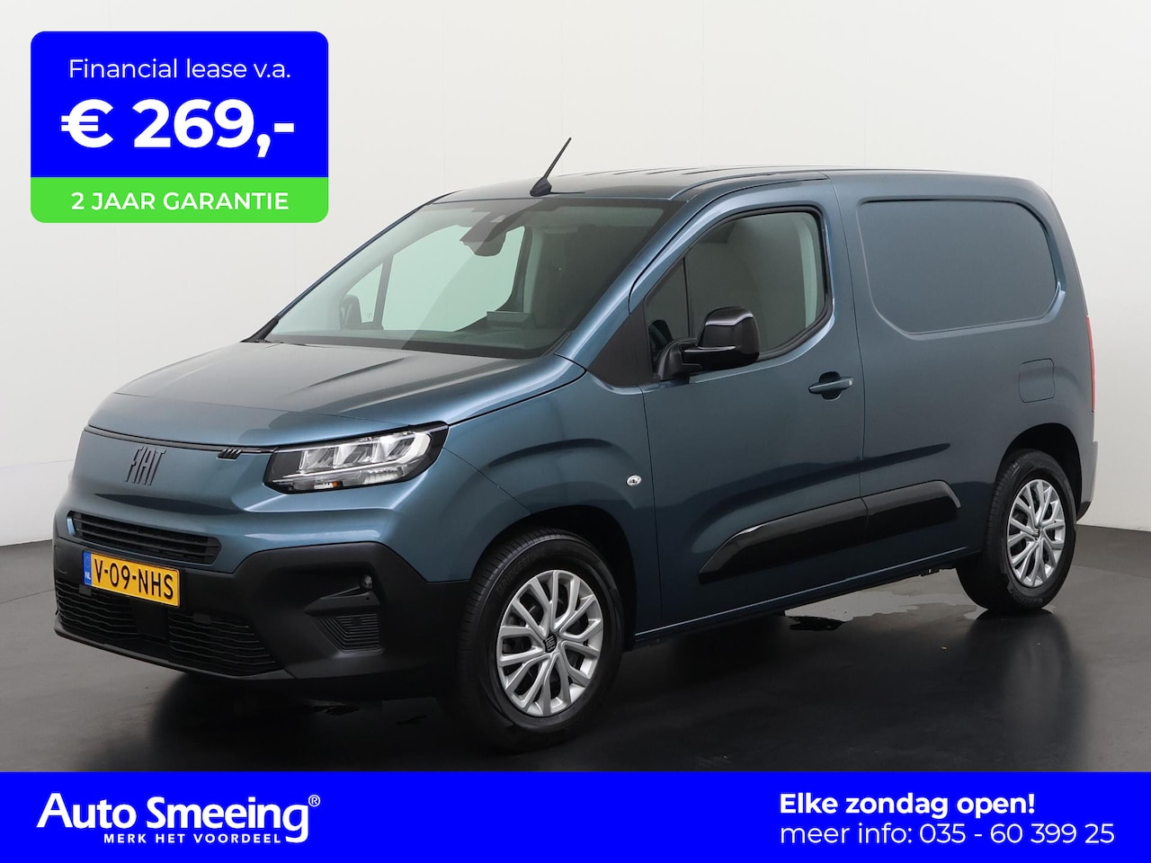 Fiat E-Doblo - 136 L1 50 kWh | Schuifdeur | Parkeersensor | Apple Carplay | Zondag Open! - AutoWereld.nl