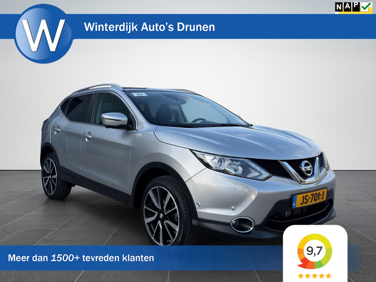 Nissan Qashqai - 1.2 Tekna Automaat|Pano|Leder|Cruise|Lane|NAP - AutoWereld.nl