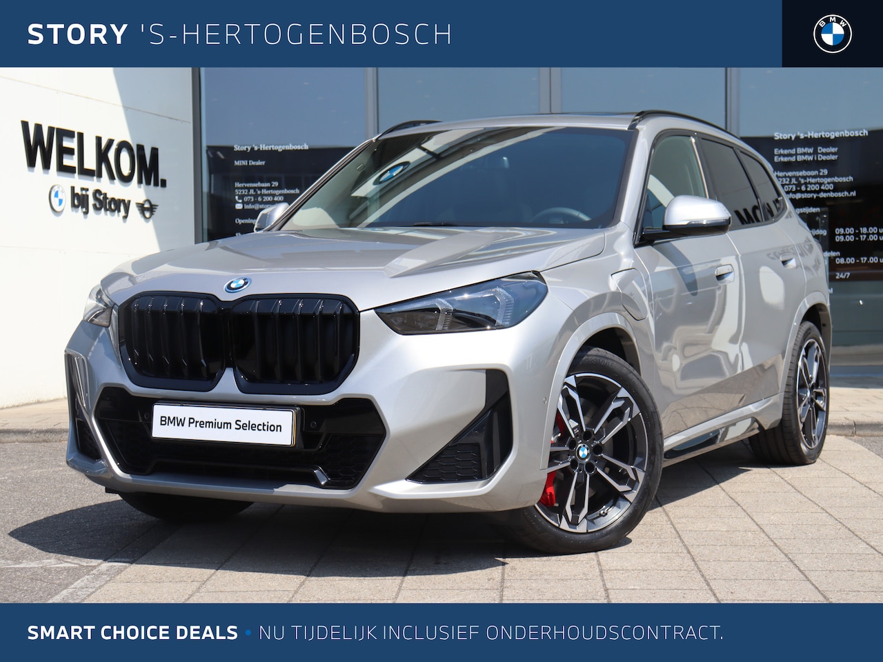 BMW X1 - xDrive25e M Sport Automaat / Panoramadak / Trekhaak / Sportstoelen / Achteruitrijcamera / - AutoWereld.nl