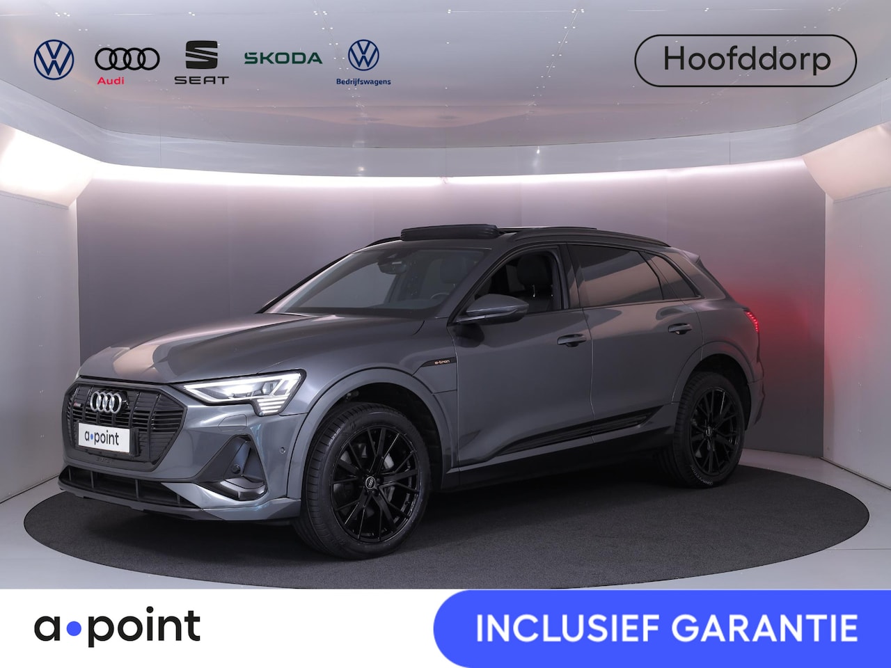 Audi e-tron - 55 quattro S edition 95 kWh 408 pk | SOH 95,66% | Navigatie | Panoramadak | Parkeersensore - AutoWereld.nl