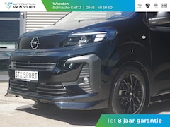 Opel Vivaro Electric - L3 75 kWh | STX Sport | Lederen bekleding | Spoilerpakket | 18 inch Lichtmetalen velgen |