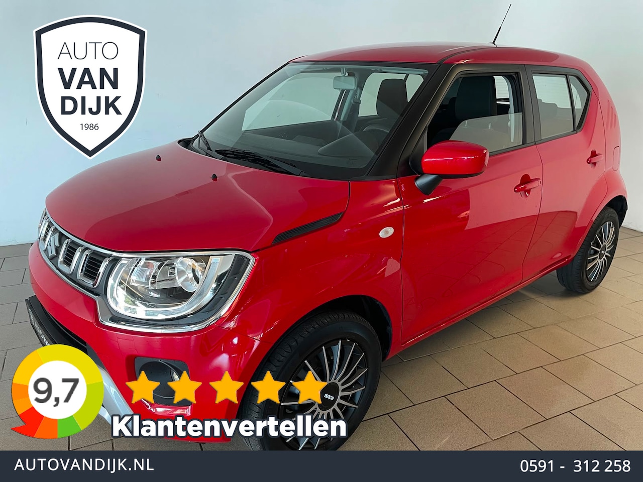 Suzuki Ignis - 1.2 Smart Hybrid Comfort AIRCO ELEK RAMEN CENT VERG SPARCO SET HOGE ZIT MULT STUUR ZEER NE - AutoWereld.nl