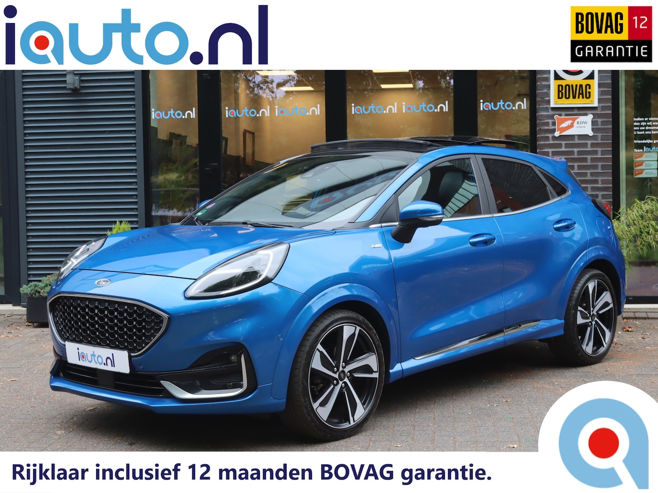 Ford Puma - 1.0 155PK Hybrid ST-Line Vignale Pano/Leder/B&O/Keyless/Camera/Winter/ACC/ECC/19"/Trekhaak - AutoWereld.nl