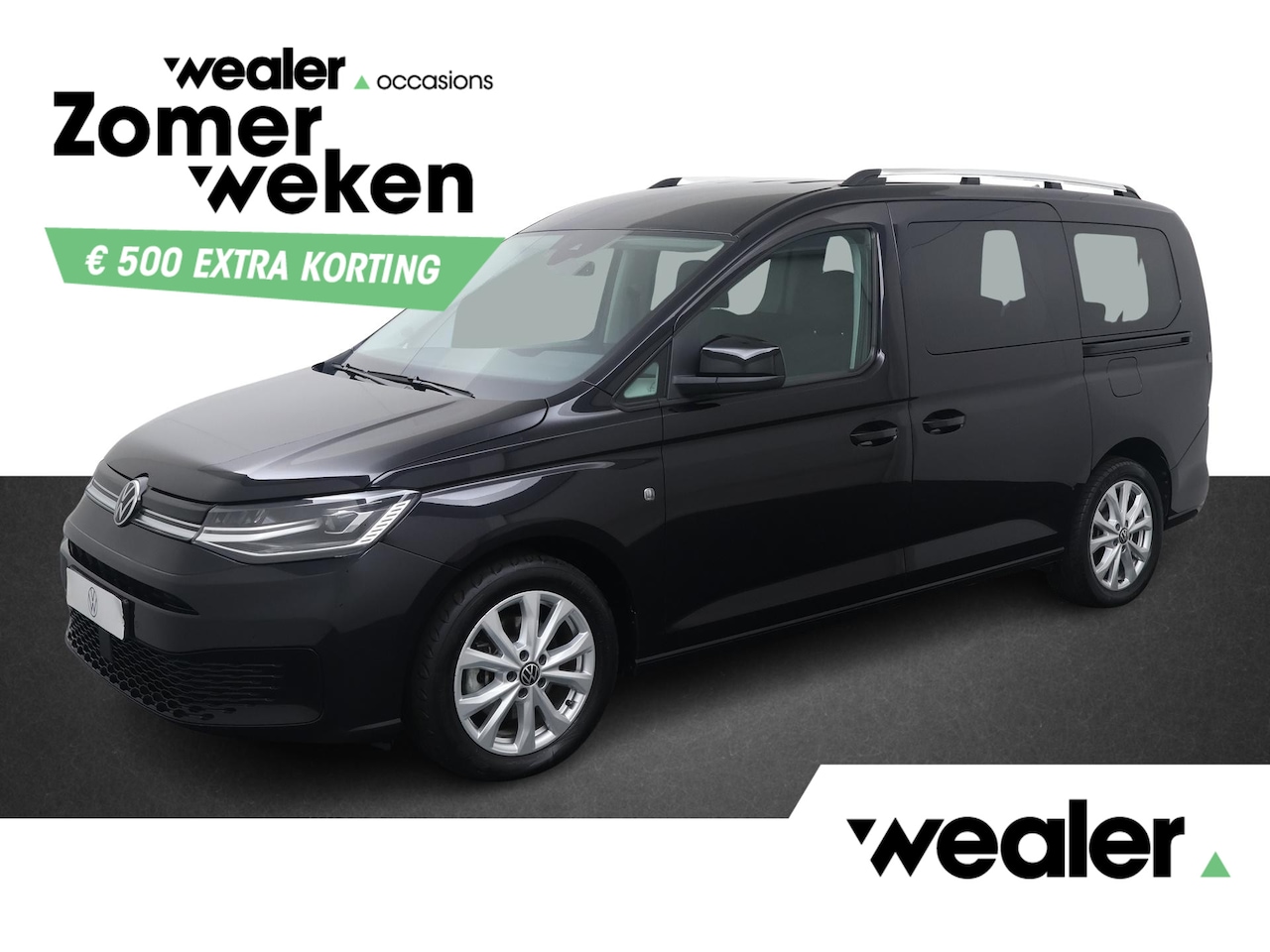 Volkswagen Caddy Maxi - Bedrijfswagens Life 1.5 TSI DSG-Automaat 7-Persoons | 114 PK | Automaat | Adaptive Cruise - AutoWereld.nl