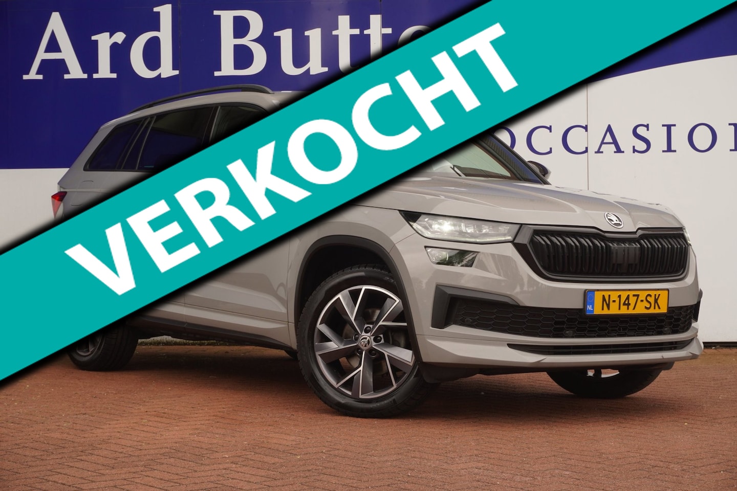 Skoda Kodiaq - 1.5 TSI Sportline Business+Comf+functie-Pakket+Stuur+stoel-verw+camera+vitrual+Leder=28-DE - AutoWereld.nl