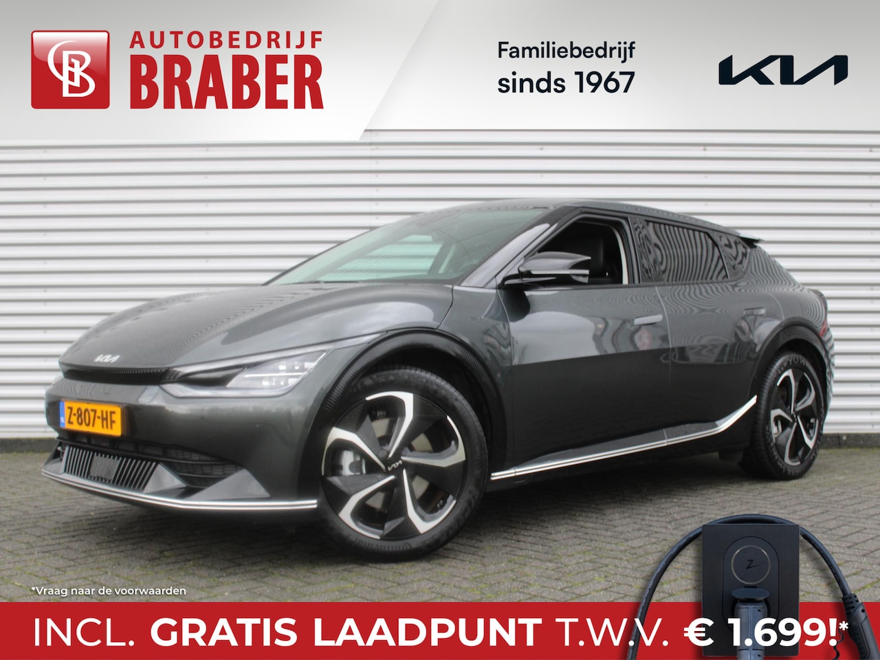 Kia EV6 - Edition Advanced 77.4 kWh | Navi | Airco | 20" LM | Camera | Elektrische klep | BTW auto | - AutoWereld.nl