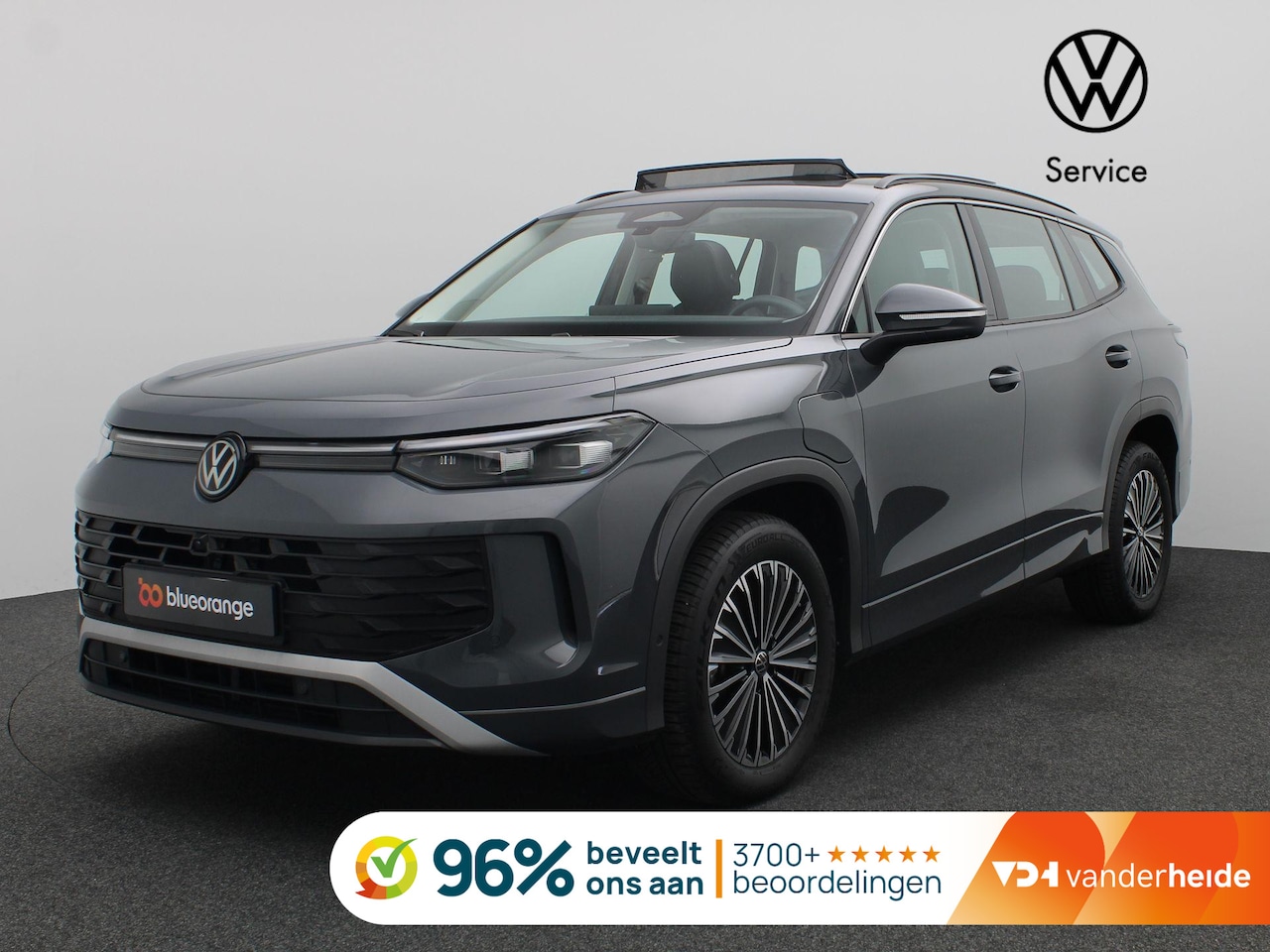 Volkswagen Tayron - 1.5 eHybrid Life Edition 204PK DSG Panoramadak, Trekhaak, 360gr. Camera, Head-Up Display, - AutoWereld.nl