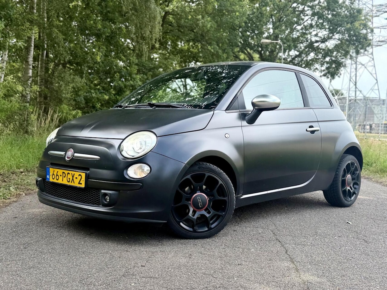 Fiat 500 - 0.9 TwinAir Blackjack Xenon Leder Clima NAP ✅ - AutoWereld.nl