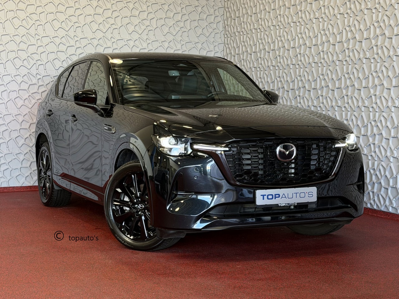 Mazda CX-60 - 2.5 e-SkyActiv PHEV HOMURA PANO SCHUIFDAK STOEL/STUUR.VERW/VENTILATIE HEADUP ELEK.STOEL AW - AutoWereld.nl