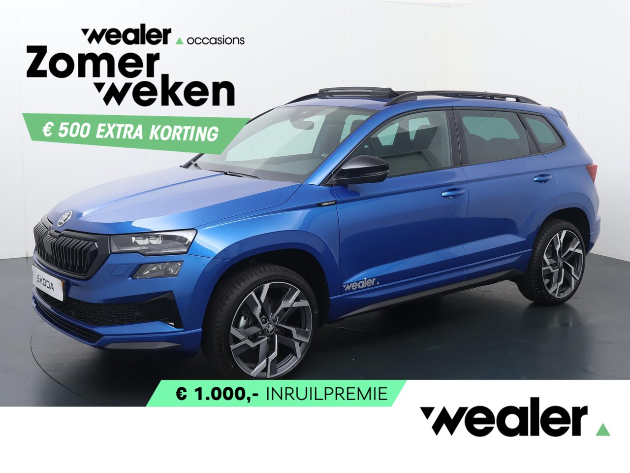 Skoda Karoq - 1.5 TSI 150 PK Sportline Business DSG | Automaat | Navigatie | Panoramadak | Skoda Sound | - AutoWereld.nl