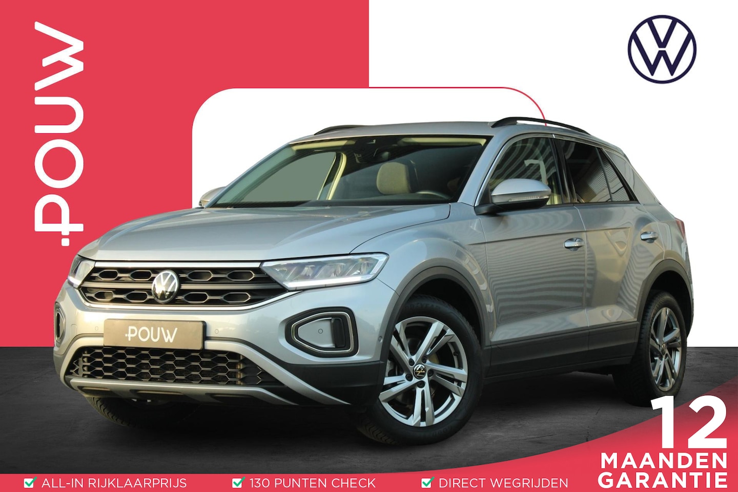Volkswagen T-Roc - 1.0 TSI 110pk Life 75 Edition | Allseason Banden | Apple CarPlay & Android Auto | Active I - AutoWereld.nl