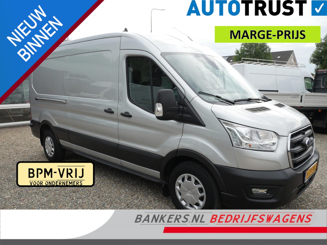 Ford Transit - 2.0 TDCI 130PK L3H2 Automaat Airco MARGEPRIJS - AutoWereld.nl