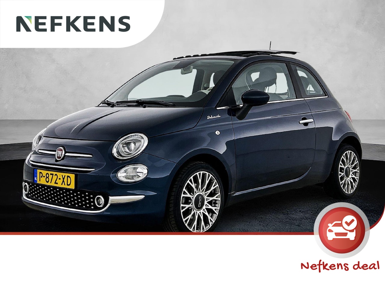 Fiat 500 - 1.0 72pk Hybrid Dolcevita | 1ste eigenaar | Schuif-/Kanteldak | Climate Control | Parkeers - AutoWereld.nl