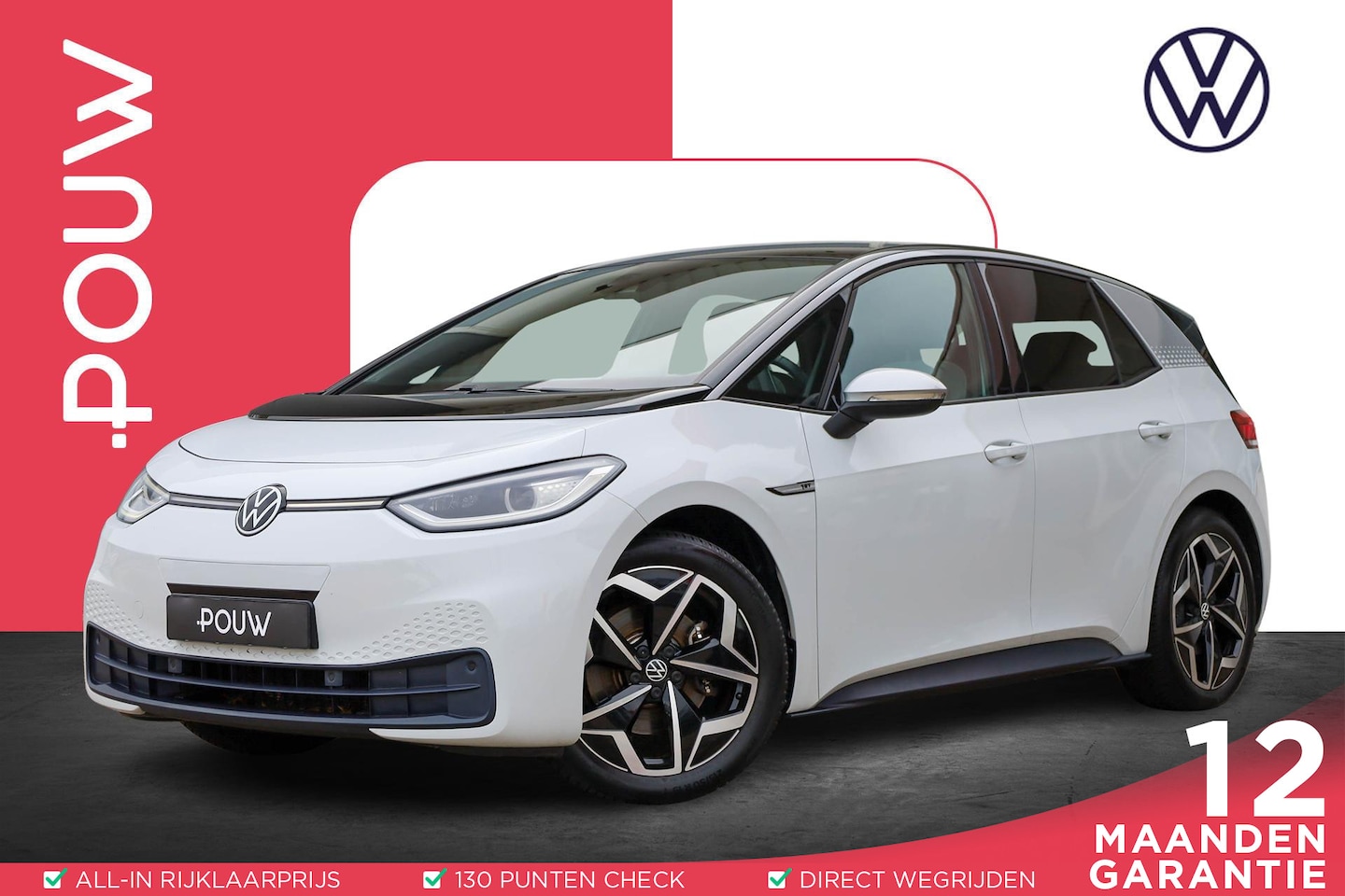 Volkswagen ID.3 - 204pk First Plus 58 kWh | SoH 93% | Achteruitrijcamera | Parkeersensoren | Stoelverwarming - AutoWereld.nl