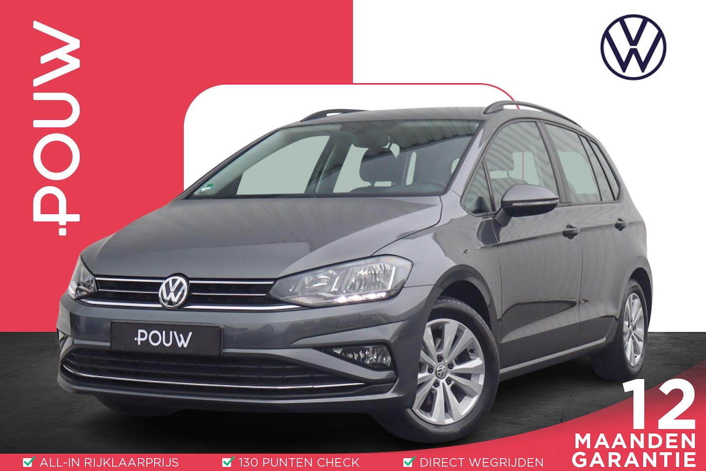 Volkswagen Golf Sportsvan - 1.5 TSI 130pk DSG ACT Comfortline | Adaptive Cruise - AutoWereld.nl