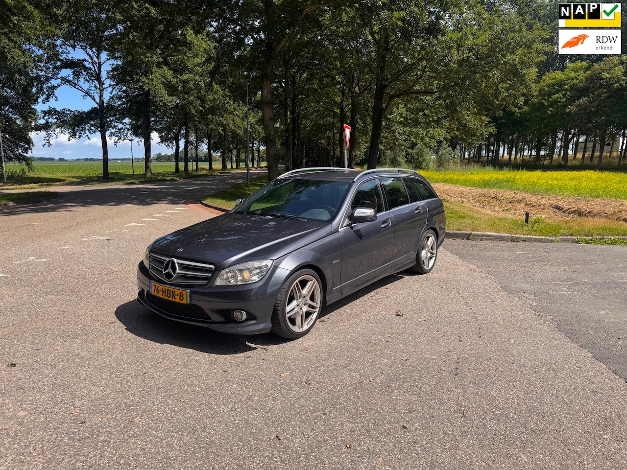 Mercedes-Benz C-klasse Estate - 180 K Business Class Avantgarde Navi.Leder.Clima - AutoWereld.nl