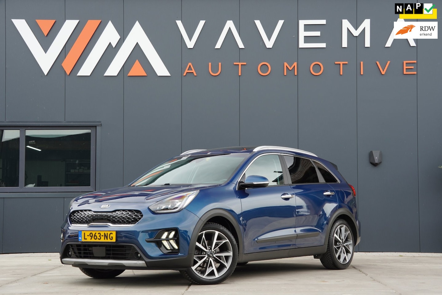 Kia Niro - 1.6 GDi Hybrid ExecutiveLine 2021 Hybride VOL OPTIE Facelift Koeling|Stoelverwarming Carpl - AutoWereld.nl