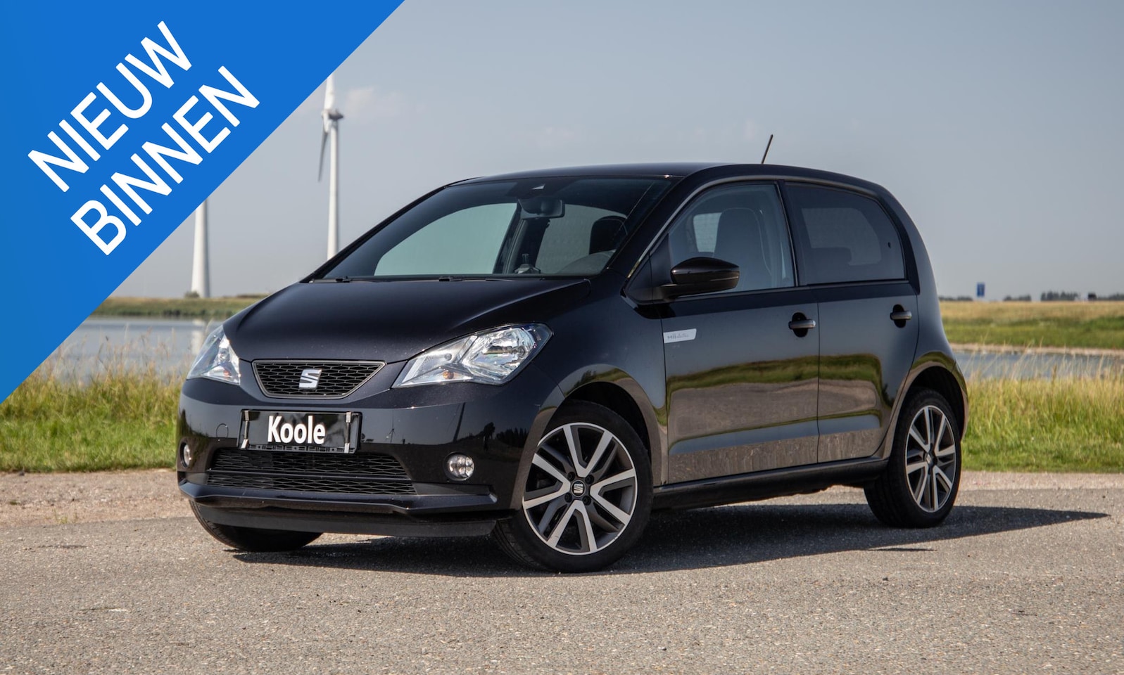 SEAT Mii Electric - electric Plus STOEL VERWARMING / AIRCO / CRUISE CONTROLE / ZWART / AUTOMAAT - AutoWereld.nl