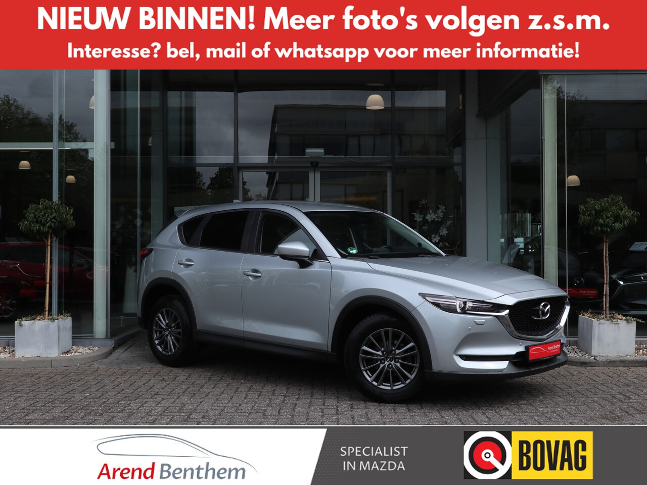 Mazda CX-5 - 2.0 SkyActiv-G 165 Skylease GT AUTOMAAT Leer / Navi / Clima / Cruise / Trekhaak - AutoWereld.nl