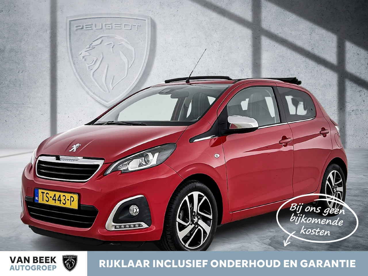 Peugeot 108 - 72pk Allure TOP! | Rijklaar | Canvas dak | Camera | Climate Control | - AutoWereld.nl